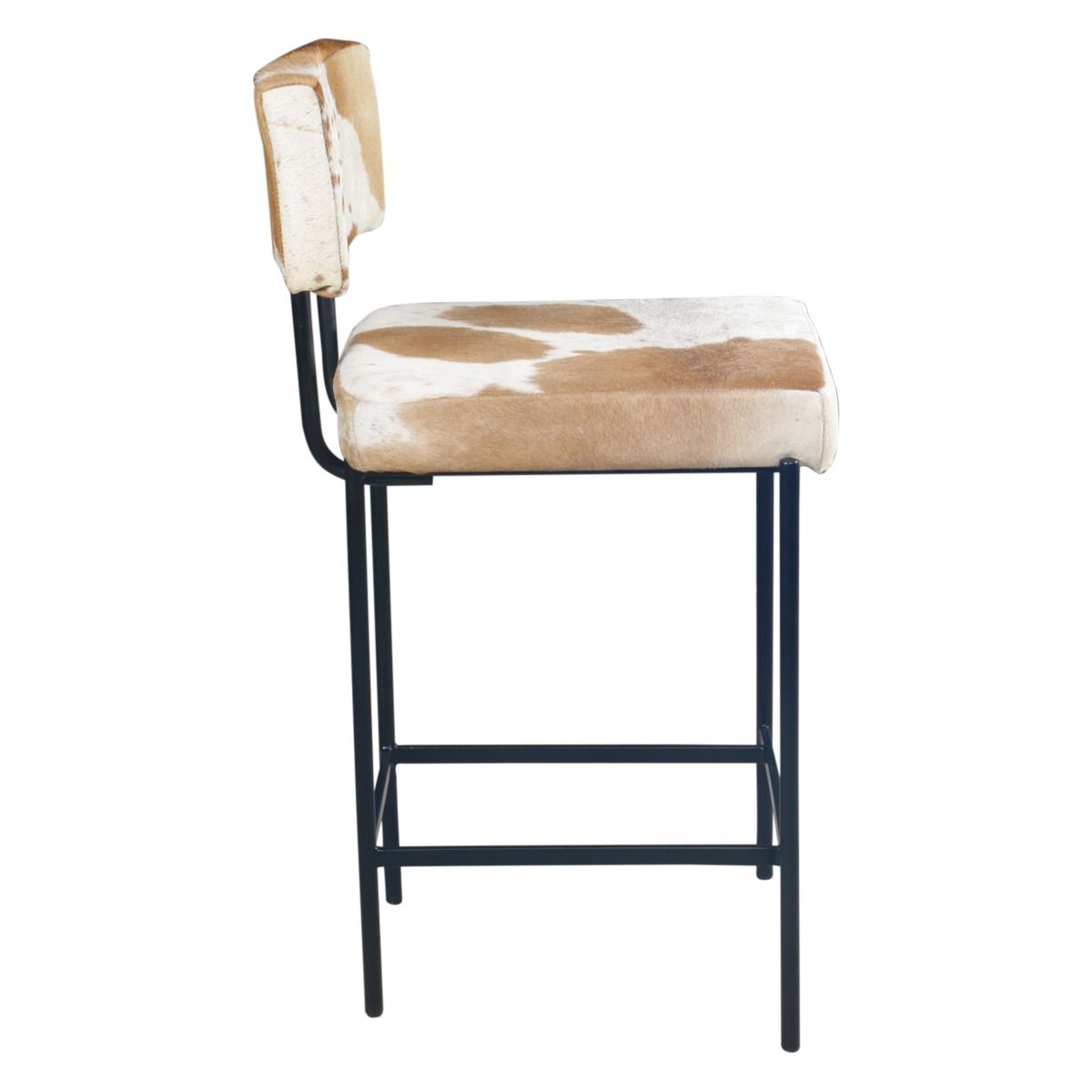 Nola 18" Counter Chair in Brown Hair on Hide from Home Trends & Design - Luna Furniture