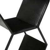 Navarre 72" Metal Octagonal Bookshelf from Home Trends & Design - Luna Furniture
