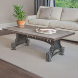 Old Mill 53" Coffee Table in Reclaimed Wood from Home Trends & Design - Luna Furniture