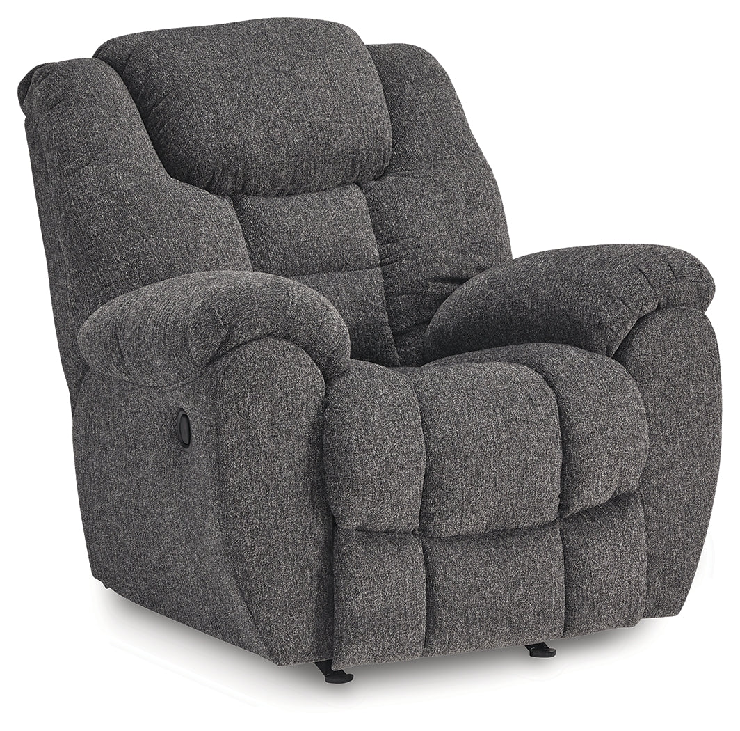 Foreside Charcoal Recliner from Ashley - Luna Furniture