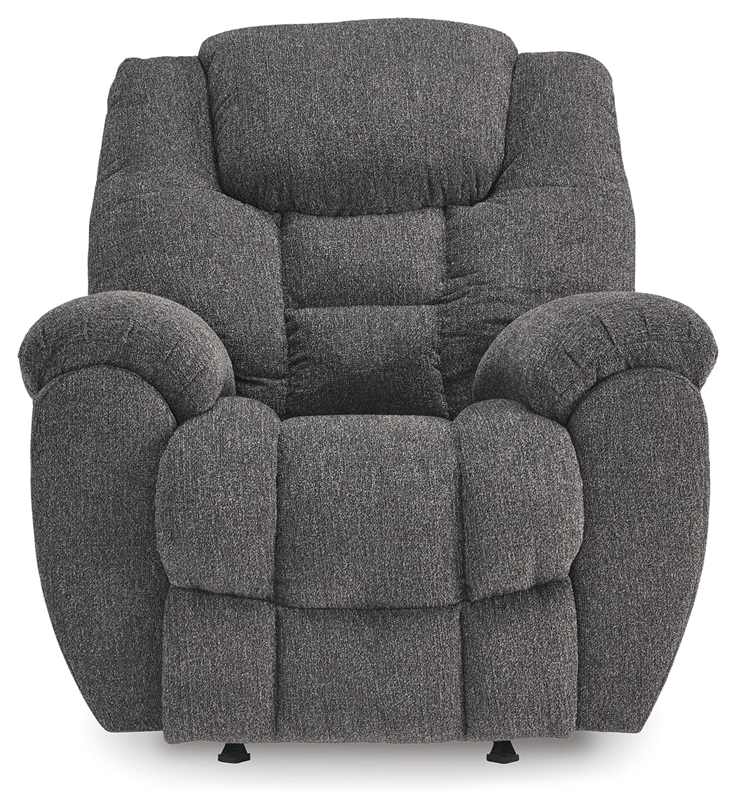 Foreside Charcoal Recliner from Ashley - Luna Furniture