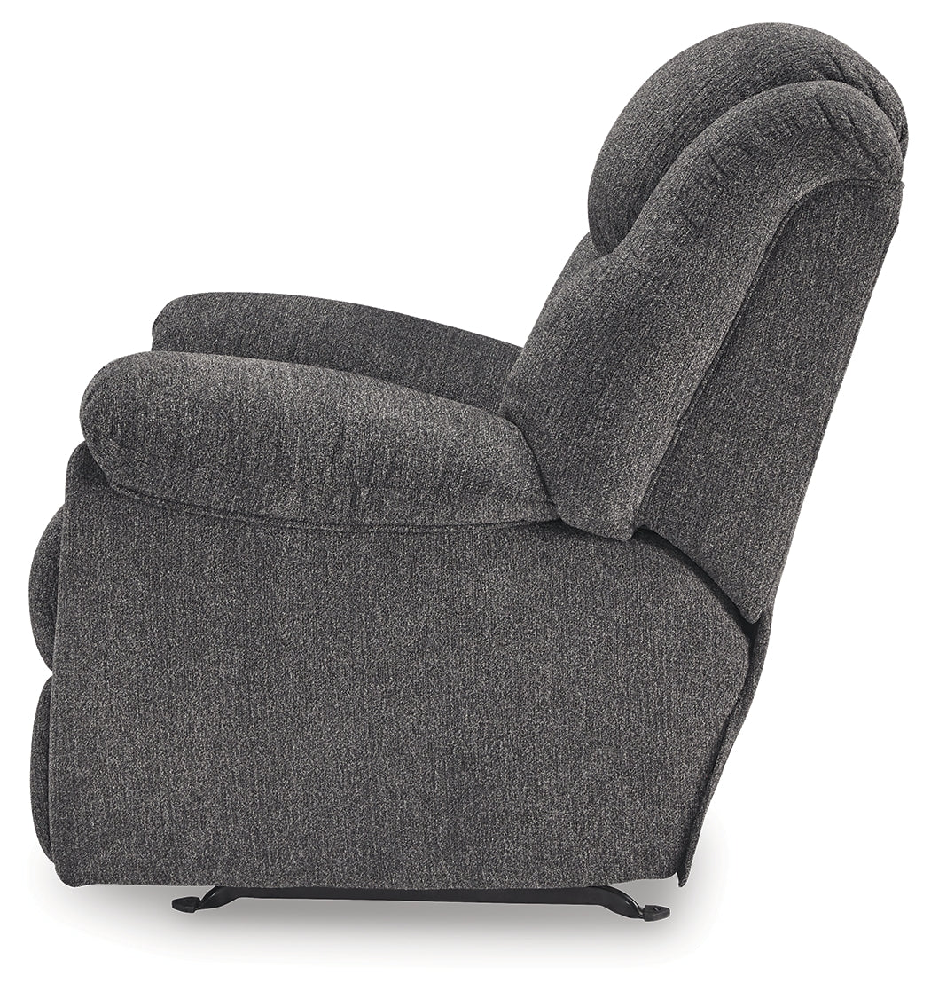 Foreside Charcoal Recliner from Ashley - Luna Furniture