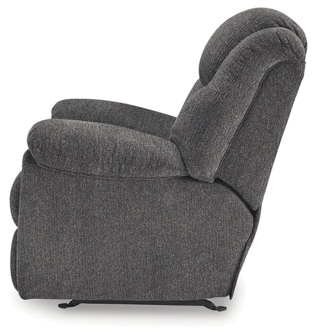 Foreside Charcoal Recliner from Ashley - Luna Furniture