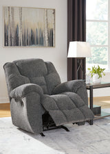 Foreside Charcoal Recliner from Ashley - Luna Furniture