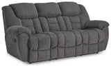 Foreside Charcoal Reclining Sofa from Ashley - Luna Furniture