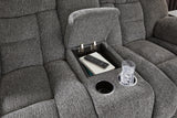 Foreside Sofa and Loveseat in Charcoal from Ashley - Luna Furniture