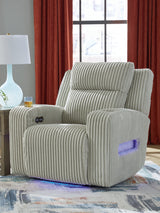 Forest Lake Alloy Power Recliner from Ashley - Luna Furniture