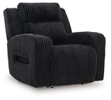 Forest Lake Black Power Recliner from Ashley - Luna Furniture