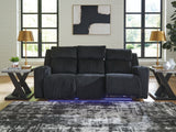 Forest Lake Black Power Reclining Sofa from Ashley - Luna Furniture