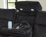 Forest Lake Black Power Reclining Sofa from Ashley - Luna Furniture