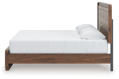 Fortlorn King Panel Bed and 2 Nightstands from Ashley - Luna Furniture