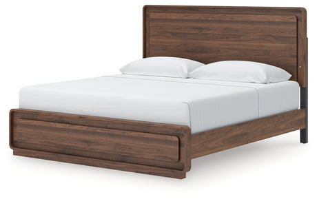 Fortlorn King Panel Bed and 2 Nightstands from Ashley - Luna Furniture