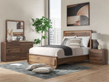 Fortlorn Queen Panel Bed, Dresser and Nightstand from Ashley - Luna Furniture