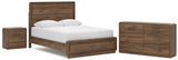 Fortlorn Queen Panel Bed, Dresser and Nightstand from Ashley - Luna Furniture
