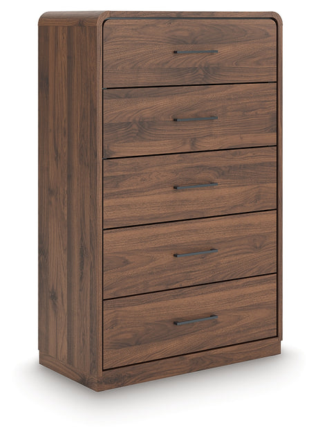 Fortlorn Queen Panel Bed, Dresser, Chest and 2 Nightstands from Ashley - Luna Furniture