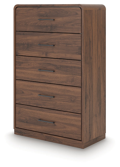 Fortlorn Queen Panel Bed, Dresser, Chest and 2 Nightstands from Ashley - Luna Furniture