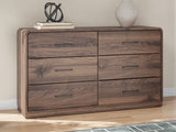 Fortlorn Queen Panel Bed, Dresser, Chest and 2 Nightstands from Ashley - Luna Furniture