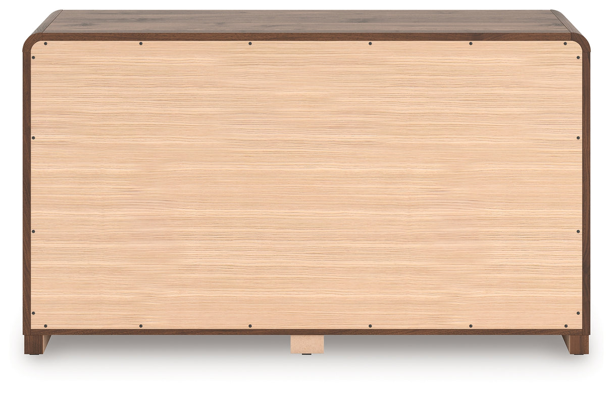 Fortlorn Walnut Brown Dresser from Ashley - Luna Furniture
