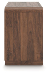 Fortlorn Walnut Brown King Panel Bed, Dresser and Nightstand from Ashley - Luna Furniture