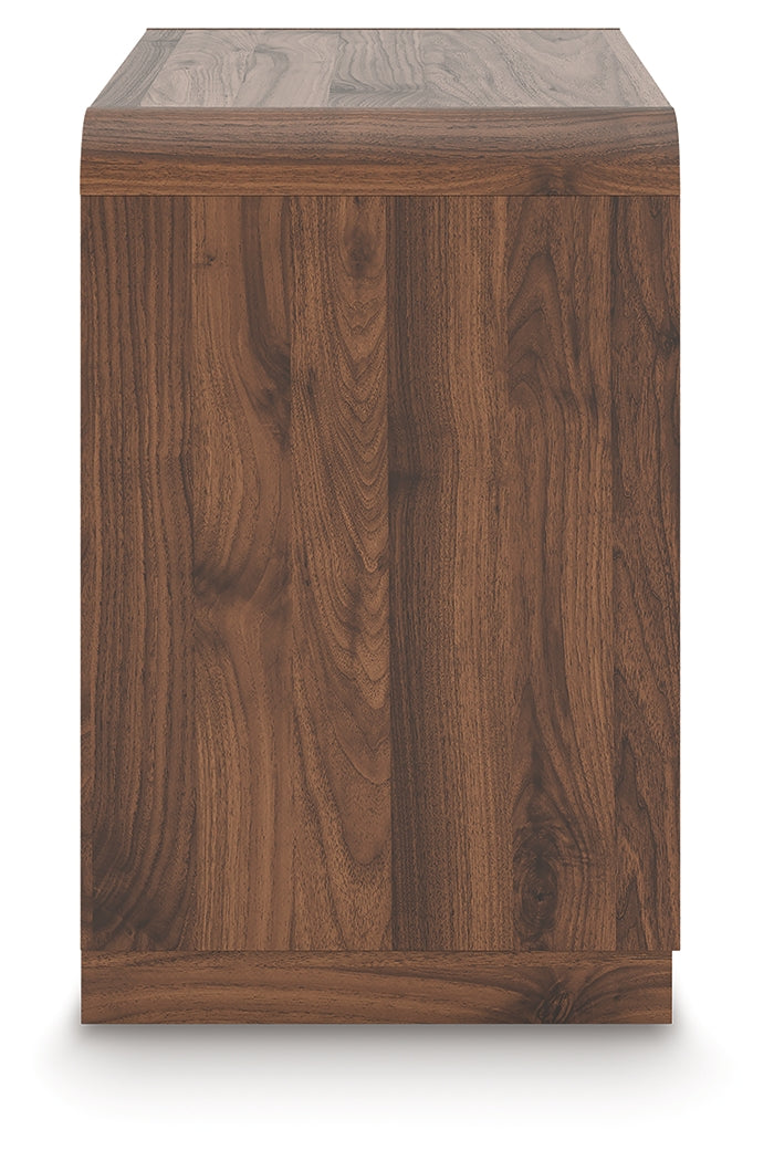 Fortlorn Walnut Brown Nightstand from Ashley - Luna Furniture