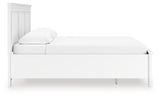 Fortman California King Panel Storage Bed with Dresser and Nightstand in White from Ashley - Luna Furniture
