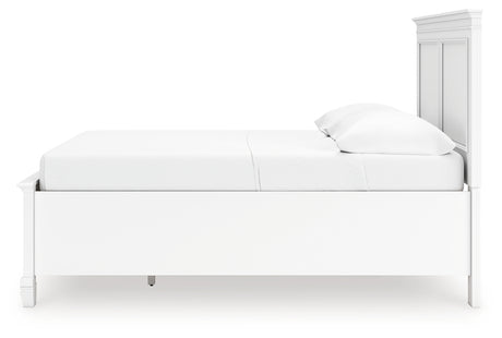 Fortman Full Panel Storage Bed with Dresser and Chest in White from Ashley - Luna Furniture
