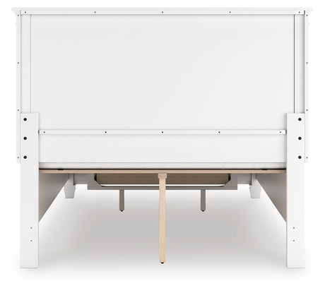 Fortman Full Panel Storage Bed with Dresser and Nightstand in White from Ashley - Luna Furniture
