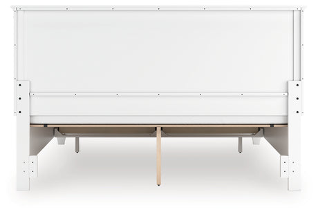 Fortman King Panel Storage Bed with Dresser and Nightstand in White from Ashley - Luna Furniture