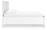 Fortman King Panel Storage Bed with Dresser in White from Ashley - Luna Furniture