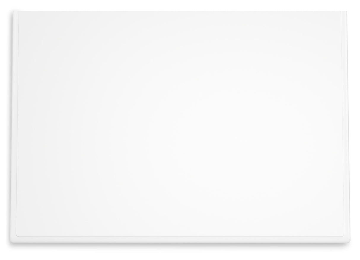 Fortman Twin Panel Bed with Mirrored Dresser and 2 Nightstands in White from Ashley - Luna Furniture