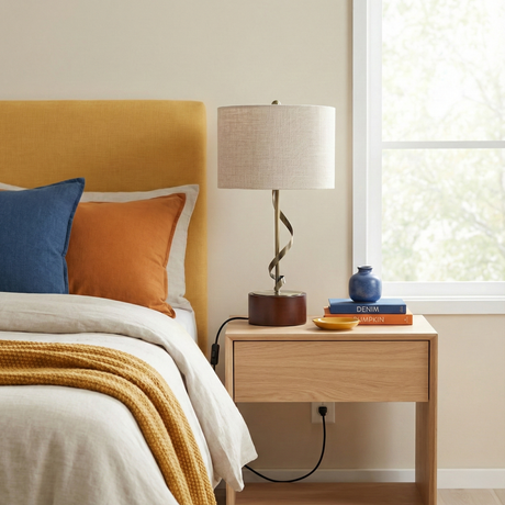 Foundry Twisted Metal Table Lamp from Ashcroft Furniture - Luna Furniture