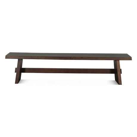 Piedmont 79" Bench in Coffee Bean from Home Trends & Design - Luna Furniture