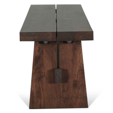 Piedmont 79" Bench in Coffee Bean from Home Trends & Design - Luna Furniture