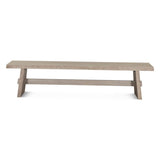 Piedmont 79" Bench in Matte Driftwood from Home Trends & Design - Luna Furniture