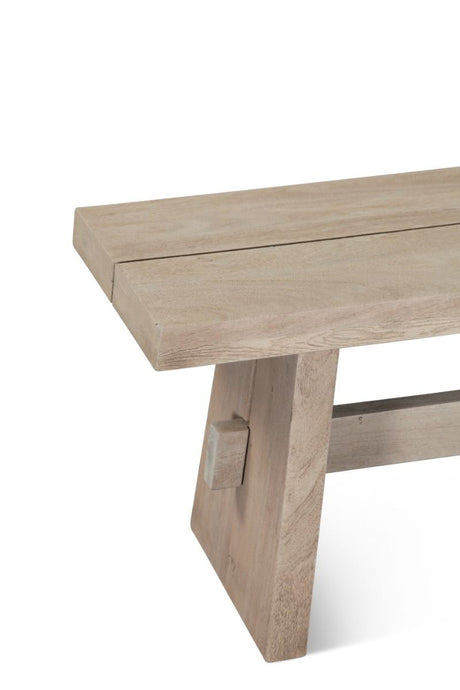 Piedmont 79" Bench in Matte Driftwood from Home Trends & Design - Luna Furniture