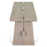 Piedmont 79" Bench in Matte Driftwood from Home Trends & Design - Luna Furniture