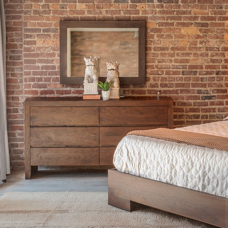 Piedmont 68" Dresser in Coffee Bean from Home Trends & Design - Luna Furniture