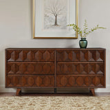 Palermo 70" Dresser in Royal Brown from Home Trends & Design - Luna Furniture