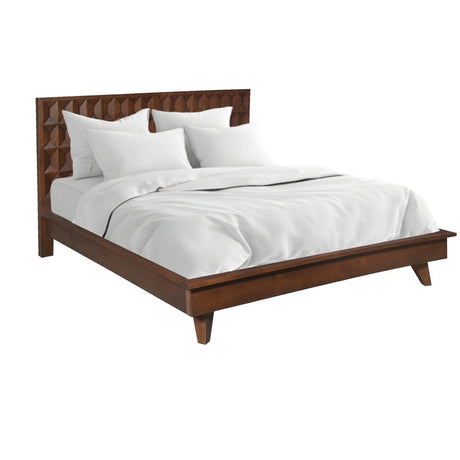 Palermo King Bed in Royal Brown from Home Trends & Design - Luna Furniture