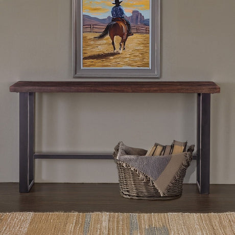 Paso Robles 70" Sofa Back Console Table in Tawny Brown from Home Trends & Design - Luna Furniture