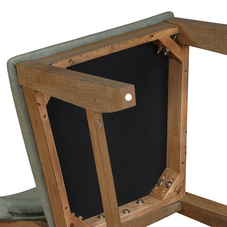 Ventura Green/Brown Side Chair, Set of 2 from Steve Silver - Luna Furniture