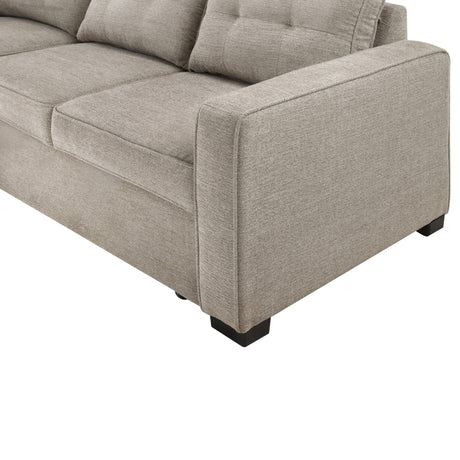 Noah Tan Flippable Convertible Storage Sleeper Chofa from Steve Silver - Luna Furniture