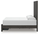 Fraluna Charcoal Queen Panel Storage Bed from Ashley - Luna Furniture