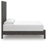 Fraluna Queen Panel Bed with Dresser in Charcoal from Ashley - Luna Furniture