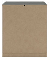 Fraluna Queen Panel Storage Bed with Dresser and Nightstand in Charcoal from Ashley - Luna Furniture