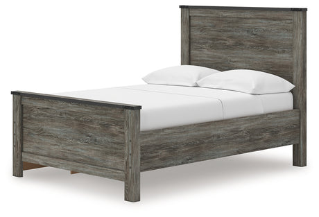 Frandern Gray Full Storage Platform Bed with 2 Drawers from Ashley - Luna Furniture