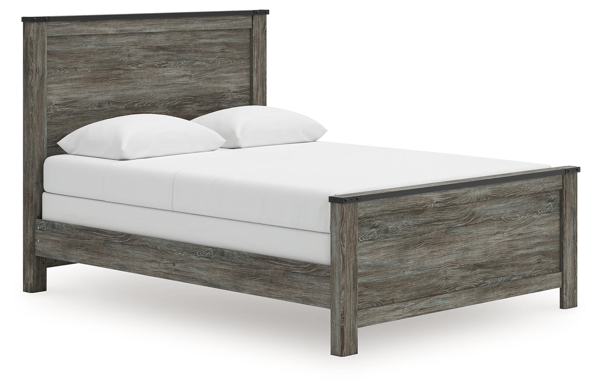 Frandern Black/Gray Queen Panel Bed from Ashley - Luna Furniture