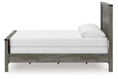 Frandern Black/Gray Queen Panel Bed from Ashley - Luna Furniture
