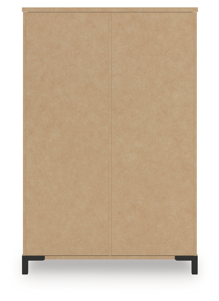 Frandern Full Bookcase Panel Bed with Storage, Dresser, Mirror and Chest from Ashley - Luna Furniture