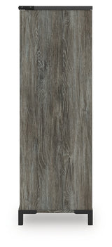 Frandern Full Bookcase Panel Bed with Storage, Dresser, Mirror and Chest from Ashley - Luna Furniture